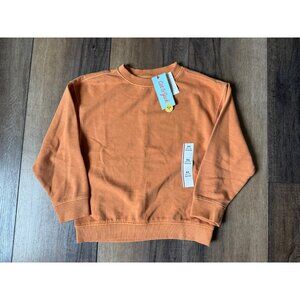 $8 WHEN BUNDLED Target Cat & Jack Light Orange  Relaxed Crewneck Sweatshirt